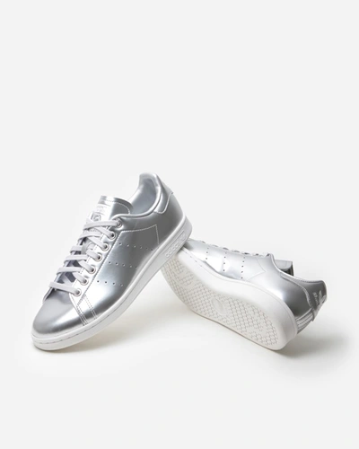 Shop Adidas Originals Stan Smith In Platinum