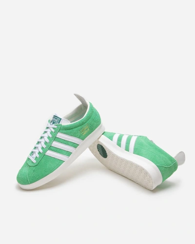 Shop Adidas Originals Gazelle Vintage In Green