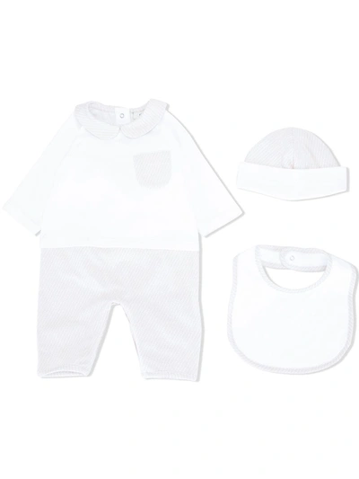 Shop Fendi Overall Pyjama Set In White