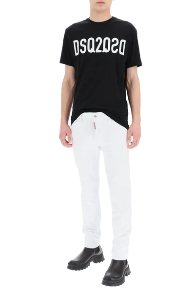 Shop Dsquared2 White Bull Cool Guy Jeans