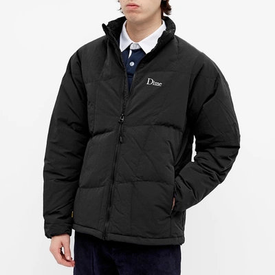 Dime Warp Heavy Weight Puffer Jacket In Black | ModeSens