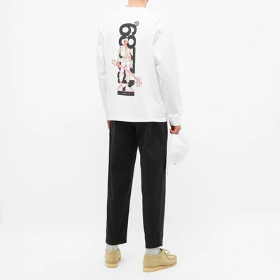 Shop Aitor Throups Thedsa Aitor Throup's Thedsa Long Sleeve No2289 Tee In White