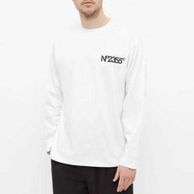 Shop Aitor Throups Thedsa Aitor Throup's Thedsa Long Sleeve No2355 Tee In White