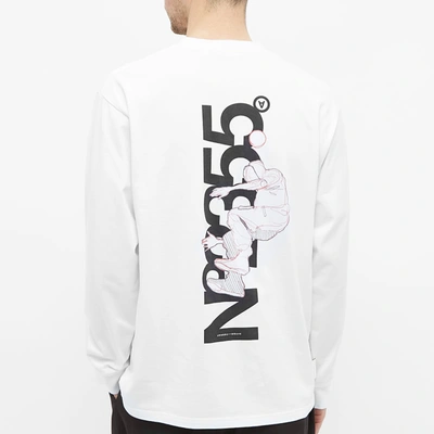 Shop Aitor Throups Thedsa Aitor Throup's Thedsa Long Sleeve No2355 Tee In White