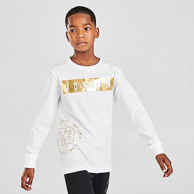 Nike shirt white and gold hot sale
