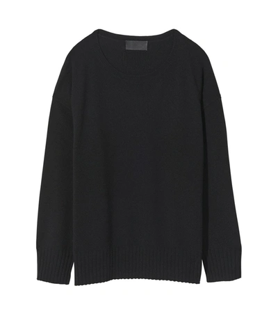 Shop Nili Lotan Boyfriend Sweater In Black