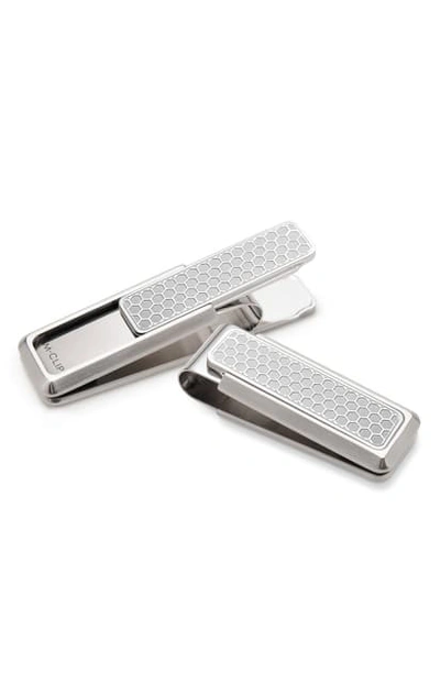 Shop M-clipr Honeycomb Money Clip In Etched Honeycomb Pattern