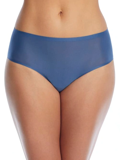 Shop Chantelle Soft Stretch Hipster In Blue Petrole