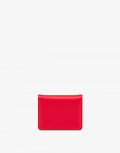 Shop Love Moschino Wallet Padded Heart In Red