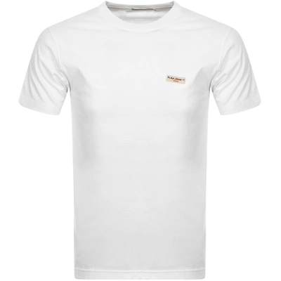 Shop Nudie Jeans Daniel T Shirt White