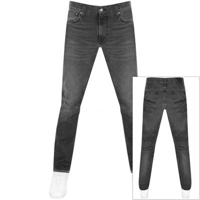 Shop Nudie Jeans Lean Dean Jeans Grey