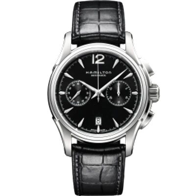 Shop Hamilton Jazzmaster Jazzmaster Auto Chrono Auto Chrono In Black