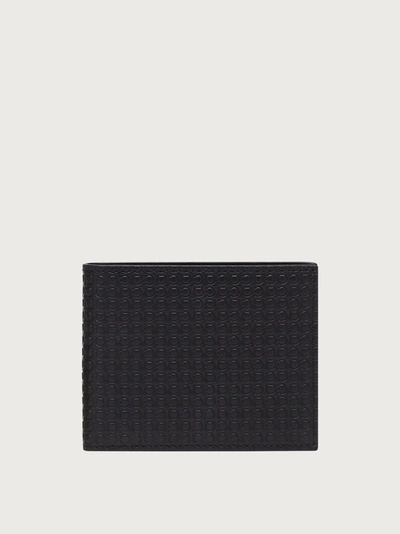 Shop Ferragamo Gancini Wallet In Black