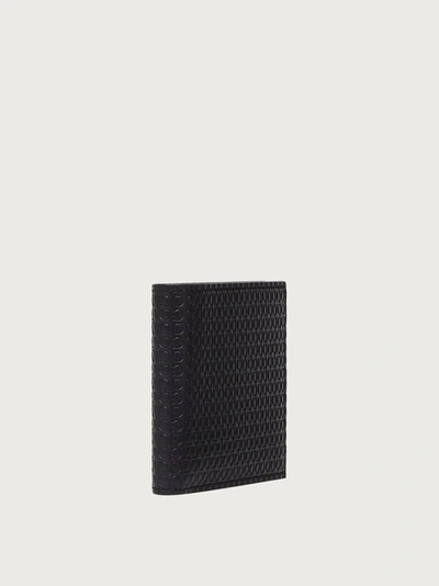 Shop Ferragamo Gancini Wallet In Black