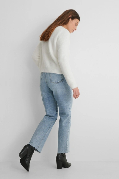 Shop Mango Copo Sweater - Offwhite In Light Beige