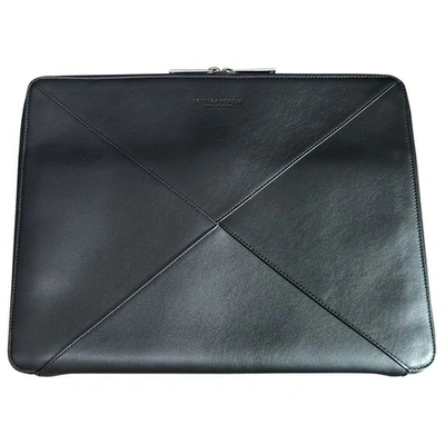 Pre-owned Bottega Veneta Leather Bag In Black