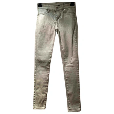 Pre-owned Blanknyc Slim Jeans In Metallic