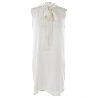 Pre-owned Belstaff White Silk Dress