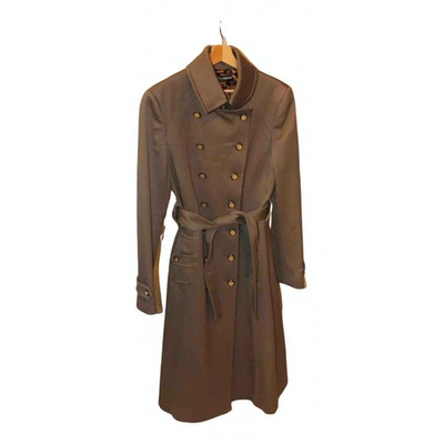 Pre-owned Dolce & Gabbana Green Cotton Trench Coat