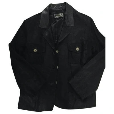 Pre-owned Sylvie Schimmel Biker Jacket In Black