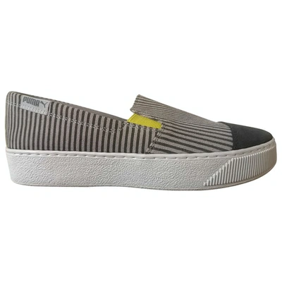 Pre-owned Puma Grey Synthetic Espadrilles