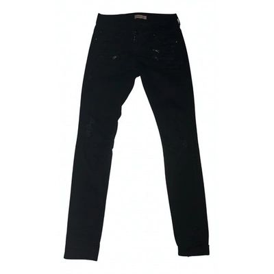 Pre-owned Pierre Balmain Black Denim - Jeans Trousers