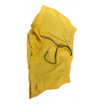 Pre-owned Fendi Yellow Swimwear