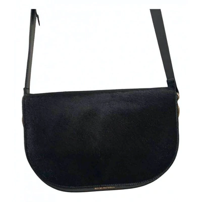 Pre-owned Royal Republiq Black Pony-style Calfskin Handbag