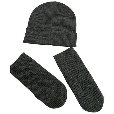 Pre-owned Isabel Marant Cashmere Beanie In Grey