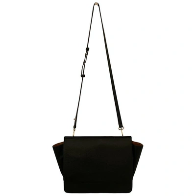 Pre-owned Oroton Black Leather Handbag