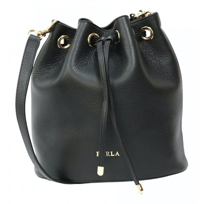 Pre-owned Furla Leather Bag In Black