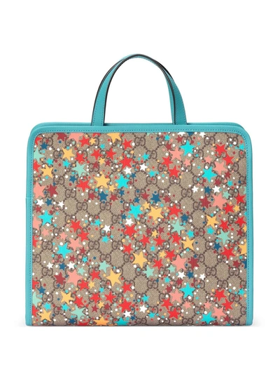 Shop Gucci Star-print Tote Bag In Neutrals