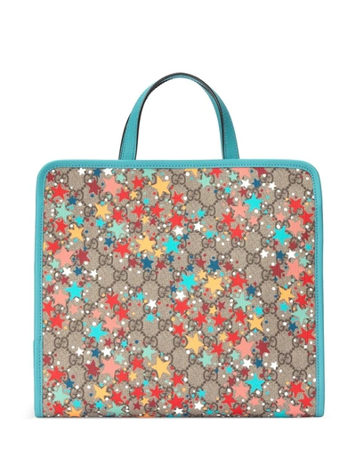 Shop Gucci Star-print Tote Bag In Neutrals