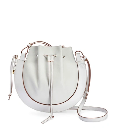 Shop Loewe Leather Horseshoe Saddle Bag