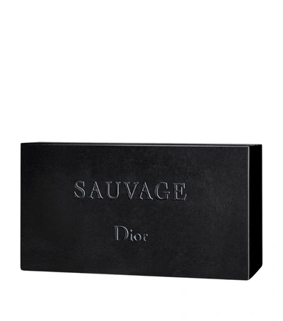 Shop Dior Sauvage Black Charcoal Soap (200g) In White