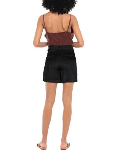 Shop Off-white Woman Shorts & Bermuda Shorts Black Size 8 Acetate, Viscose