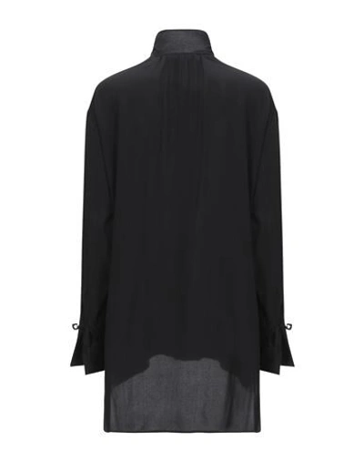Shop Valentino Shirts & Blouses With Bow In Black
