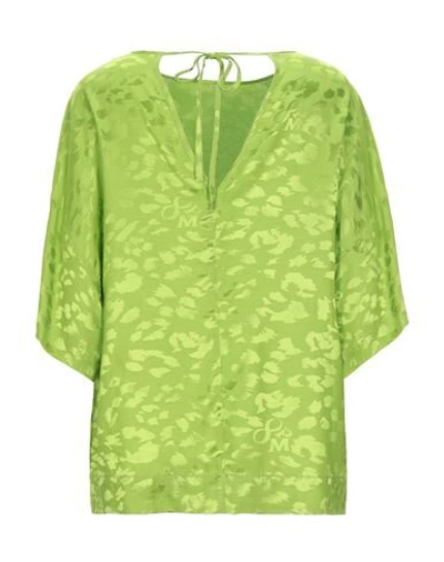 Shop 8pm Woman Top Green Size S Viscose