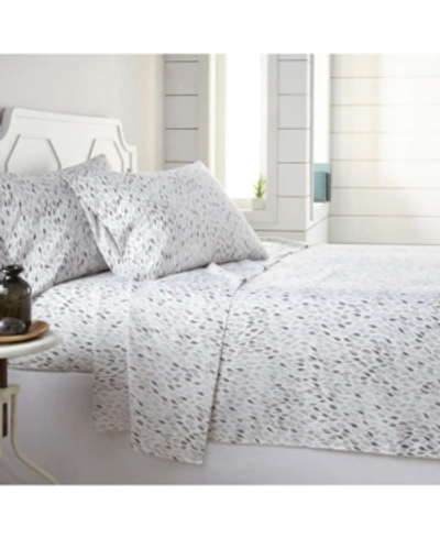 Southshore Fine Linens Botanical Garden 4-pc. Printed Sheet Set, Twin Xl In Gray