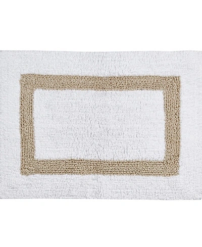 Better Trends Lux Contrast Frame Bath Rug, 24" X 40" In Multi