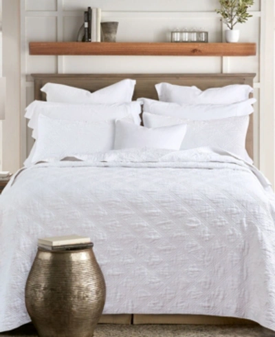 Shop Levtex Washed Linen Relaxed Textured Quilt, King In White