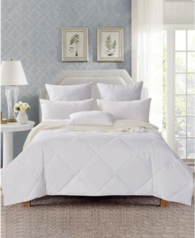 Unikome Lightweight 360 Thread Count Extra Soft Down And Feather Fiber Comforter, Full/queen In White