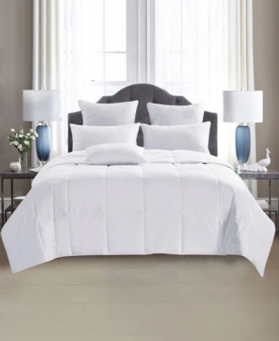 Shop Unikome All Season Goose Down Feather Comforter With Weighted Edge, Twin In White