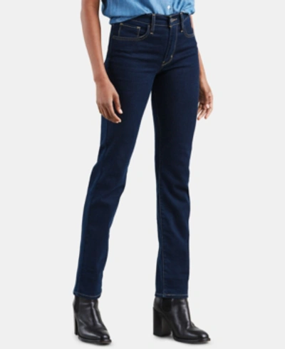 Shop Levi's Women's 724 Straight-leg Jeans In Short Length In Cast Shadows