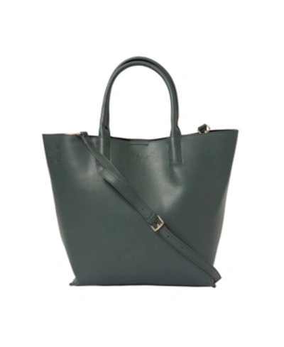 Shop Urban Originals Revenge Vegan Leather Tote In Deep Green