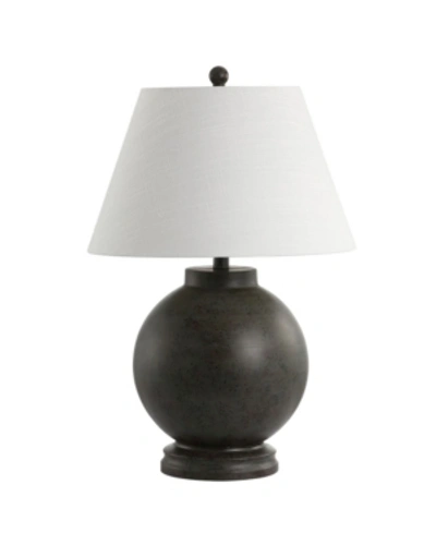 Shop Jonathan Y Sophie Resin Led Table Lamp In Grey
