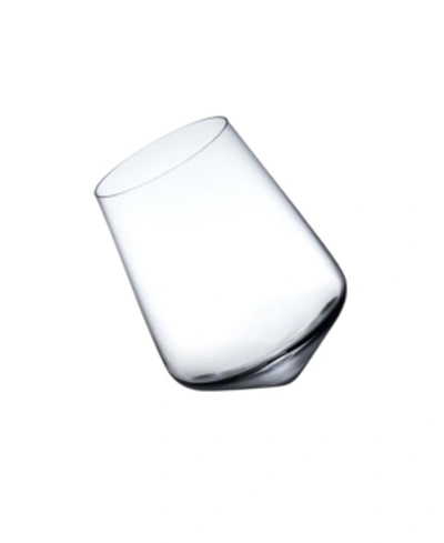 Shop Nude Glass Balance Wine Glass Set In Clear