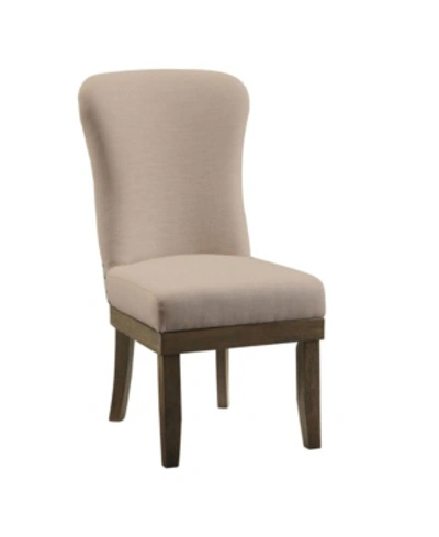 Shop Acme Furniture Landon Side Dining Chair, Set Of 2 In Beige