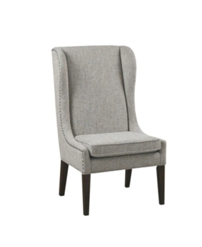 Shop Madison Park Garbo Captains Dining Chair In Gray