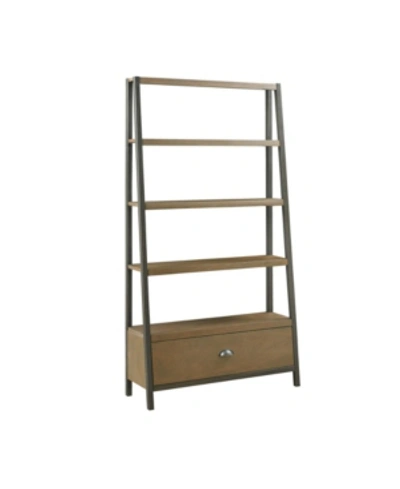 Shop Madison Park Seymore Bookcase In Brown